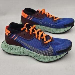 Nike Pegasus Trail 2 GORE-TEX Mens Running Shoes Blue Orange CU2018-600 US 7.5